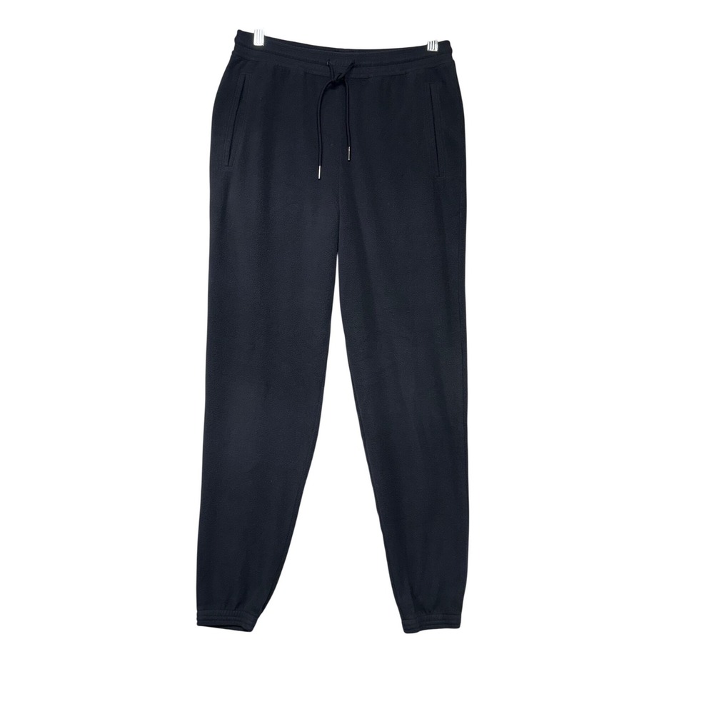 Patagonia Synchilla Fleece‎ Joggers Black Womens Small Drawstring Sweatpants